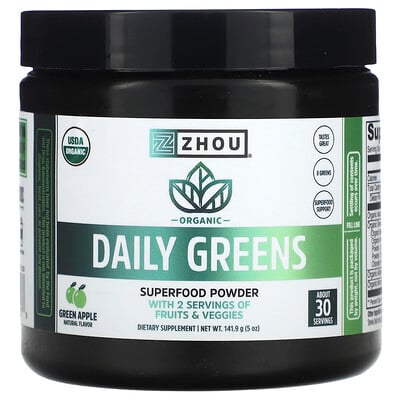 Organic Daily Greens, Green Apple