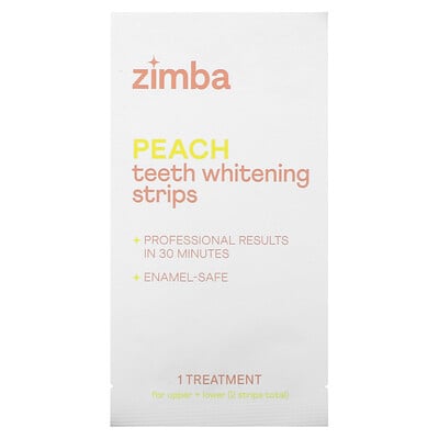 Teeth Whitening Strips, Peach, 14 Treatments