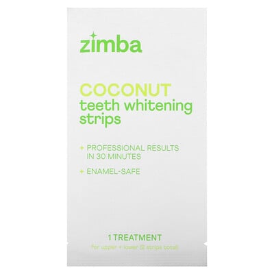 Teeth Whitening Strips, Coconut, 14 Treatments