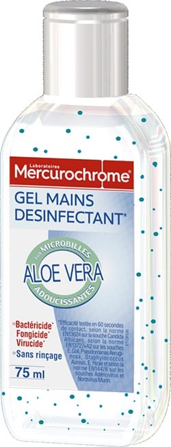 Gel Hydroalcoolique Mains Aloe Vera