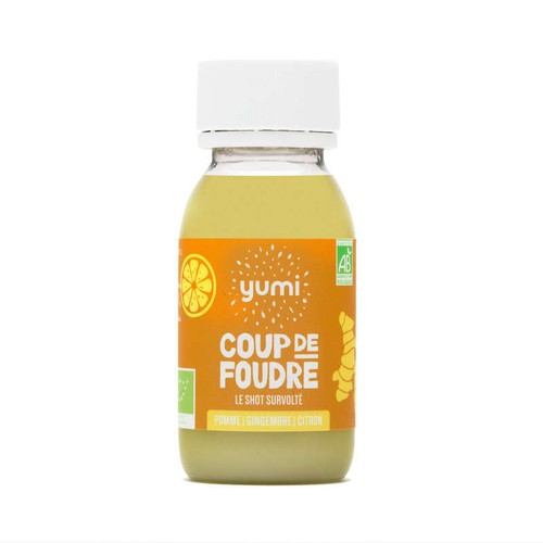 Shot Gingembre Pomme Citron Sans Sucre Ajouté Bio