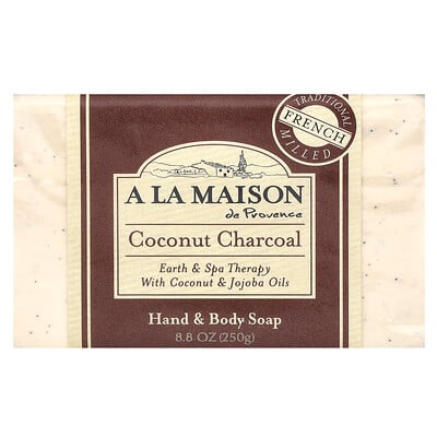 Hand & Body Bar Soap, Coconut Charcoal