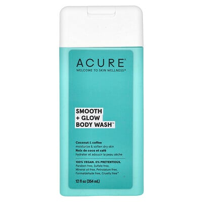 Body Wash, Smooth + Glow, Coconut & Coffee