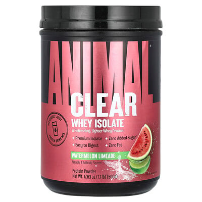 Clear Whey Isolate, Watermelon Limeade, 1.1 Lb