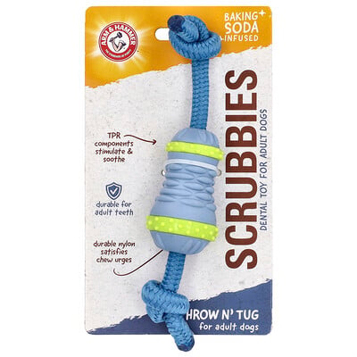 Scrubbies, Dental Toy For Adult Dogs, 1 Toy