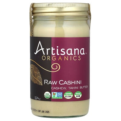 Organics, Raw Cashini, Cashew, Tahini Butter