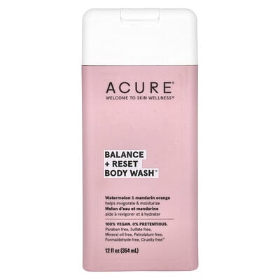 Body Wash, Balance + Reset, Watermelon & Mandarin Orange