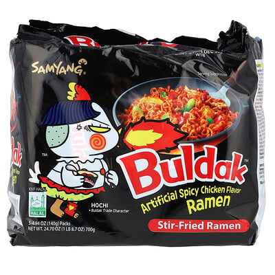™, Stir-fried Ramen, Spicy Chicken, 5 Packs, Each
