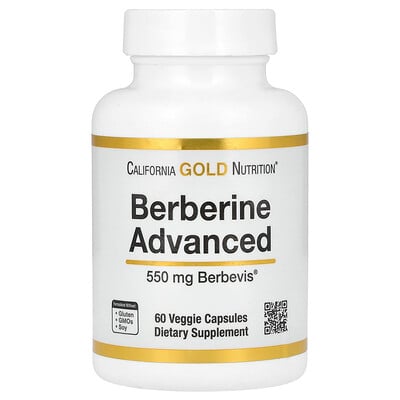 Berberine Advanced, Berbevis Phytosome, 60 Veggie Capsules