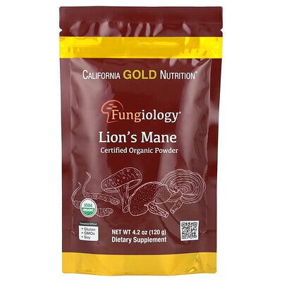 Fungiology®, Certified Organic Lion's Mane Powder