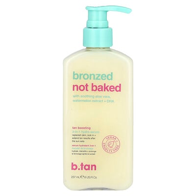 Bronzed Not Baked, Tan Boosting, 3-in-1 Hydra Serum