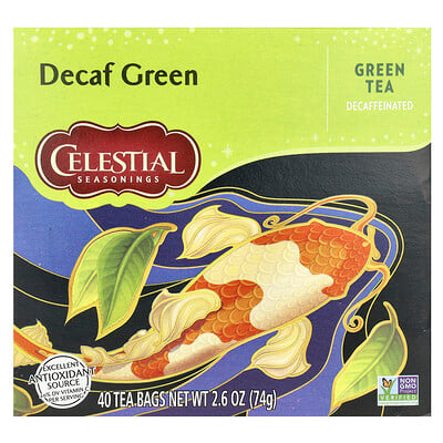 Green Tea, Decaf, 40 Tea Bags
