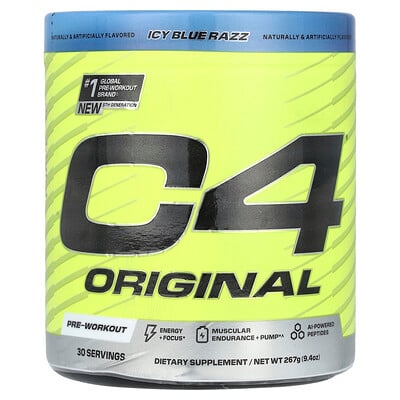 C4 Original, Pre-workout, Icy Blue Razz
