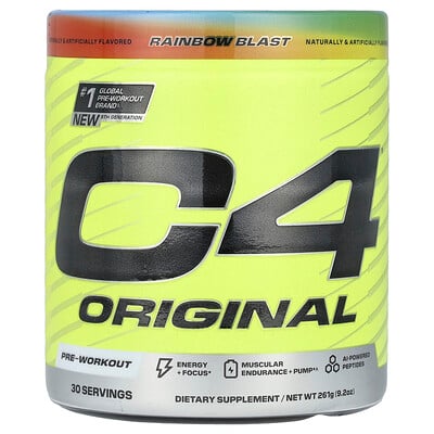 C4 Original, Pre-workout, Rainbow Blast