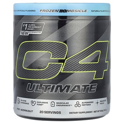 C4 Ultimate, Pre-workout, Frozen Bombsicle