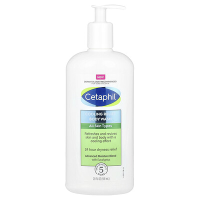 Cooling Relief Body Wash, Fragrance Free