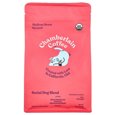 Social Dog Blend, Ground, Medium Roast