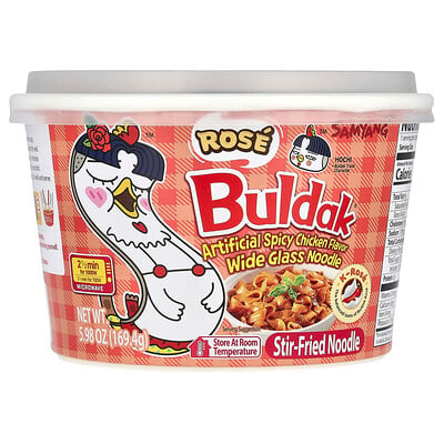 ®, Stir-fried Noodle, Spicy Chicken, Rose