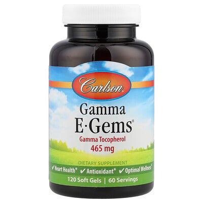 Gamma E-gems®, 120 Soft Gels