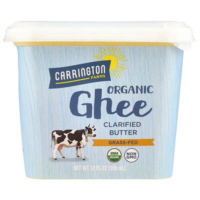 Organic Ghee Clarified Butter, Grass-fed