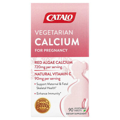 Vegetarian Calcium For Pregnancy, 90 Vegetarian Tablets