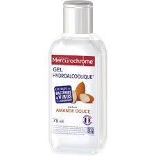 Gel Hydroalcoolique Mains Efficace Bactéries Virus Amande Douce
