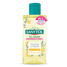 Gel Hydroalcoolique Désinfectant Mains Hydratant Thym Et Citron