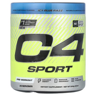 C4 Sport, Pre-workout, Icy Blue Razz