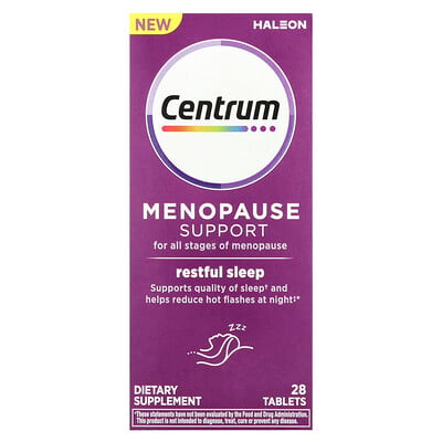 Menopause Support, Restful Sleep