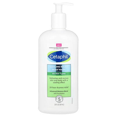 Cooling Relief Body Wash, Fragrance Free