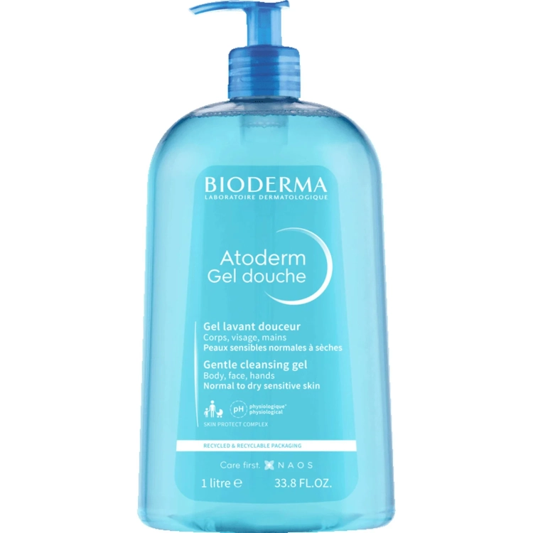 Gel Douche Peaux Sensibles Hydratant Sans Savon Atoderm