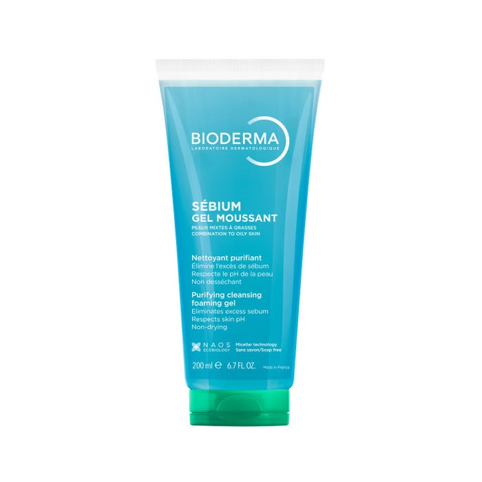 Gel Moussant Sebium Peaux Mixtes A Grasses