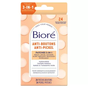 Patchs Anti-boutons 3 En 1 Hydrocolloïde Centella Asiatica Azélaïque Et Tranexamique