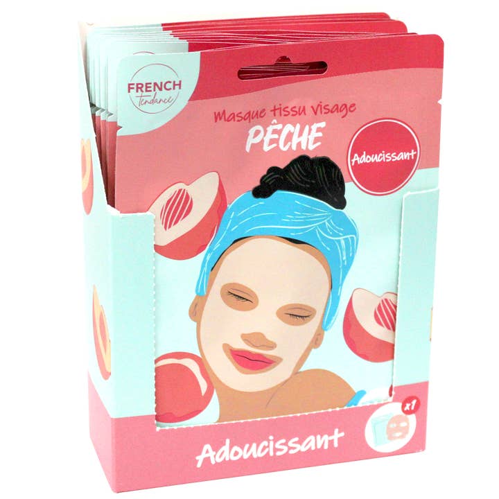 Masque Visage Adoucissant Pêche