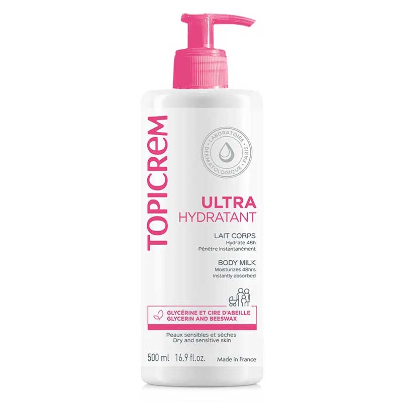 Lait Corps Peau Sensible Sèche Ultra-hydratant 24h