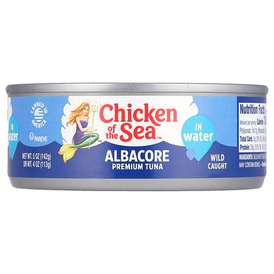 Albacore Premium Tuna In Water, Wild Caught