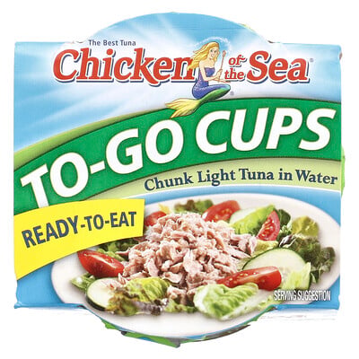 To-go-cups, Chunk Light Tuna In Water, 2 Cups, Each