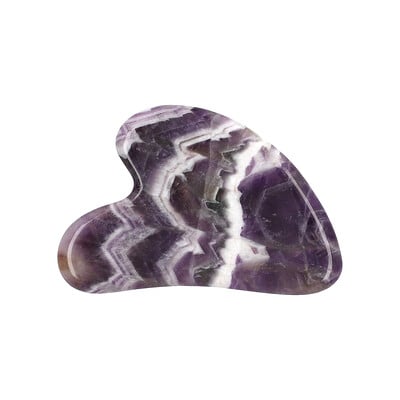 Gua-sha Sculpting Stone, Amethyst, 1 Count