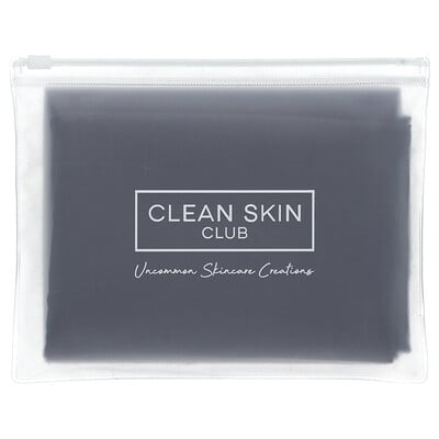 Clean Sleep, Silver Ion Pillowcase, Midnight Blue, 1 Count
