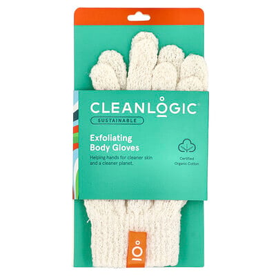 Sustainable, Exfoliating Body Gloves, 1 Pair