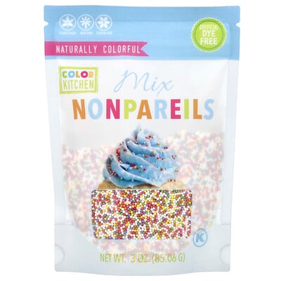 Naturally Colorful Nonpareils Sprinkles