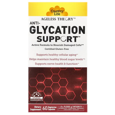 Ageless Theory, Anti-glycation Support, 60 Vegetarian Capsules