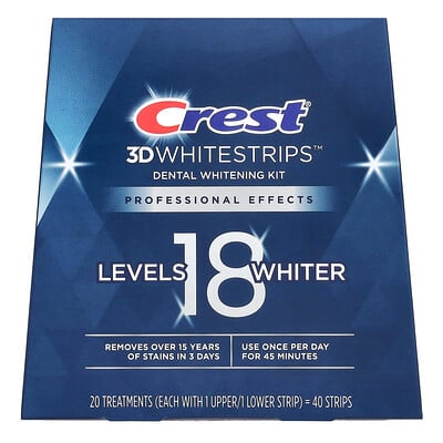 3d Whitestrips, Dental Whitening Kit, 40 Strips