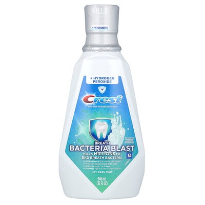 Multi-care Whitening Mouthwash, Breath Bacteria Blast, Icy Cool Mint