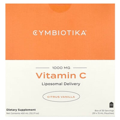 Vitamin C, Liposomal Delivery, Citrus Vanilla, 30 Pouches, 15 Ml Each