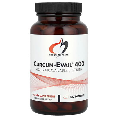 Curcum-evail® 400, 120 Softgels
