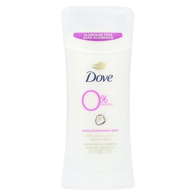 Aluminum Free Deodorant, Coconut & Pink Jasmine