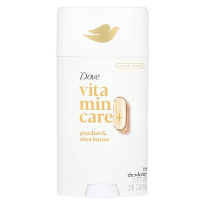 Vitamin Care+ Deodorant, Peaches & Shea Butter