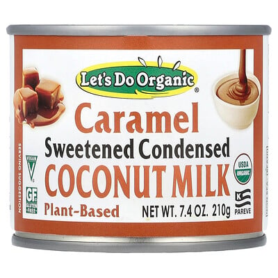 Let's Do Organic®, Sweetened Condensed Coconut Milk, Caramel
