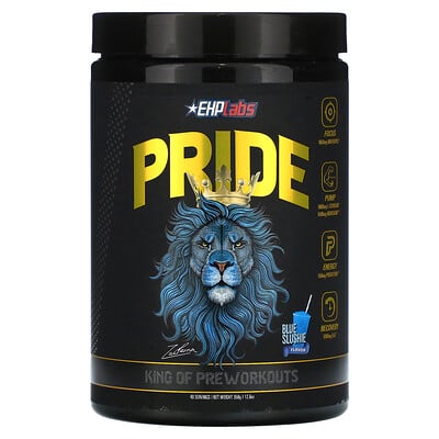 Pride, King Of Pre Workouts, Blue Slushie